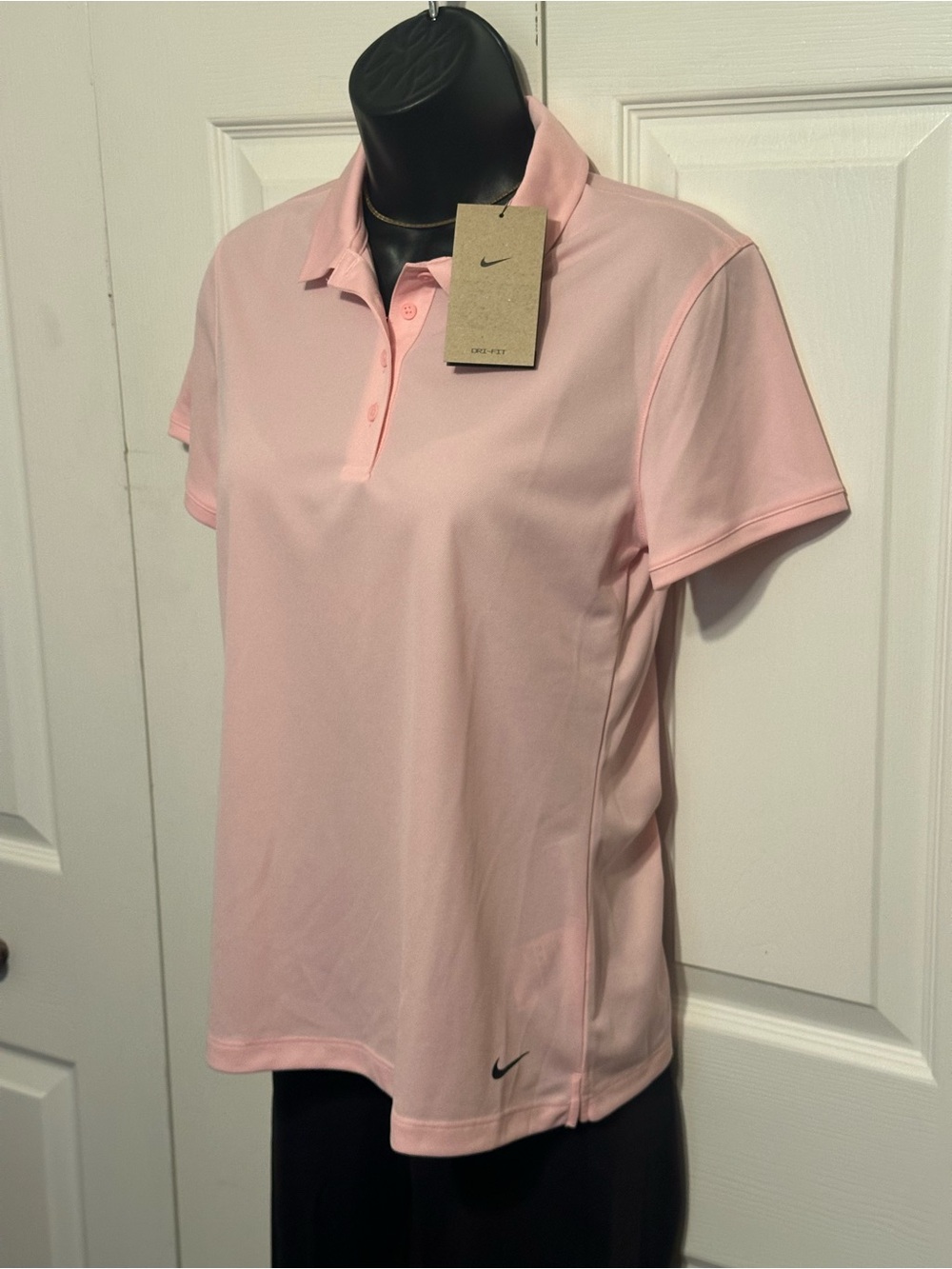 Nike | Dri-Fit “Victory” Golf Polo - Medium Soft Pink - Women’s Small - Picture 3 of 7